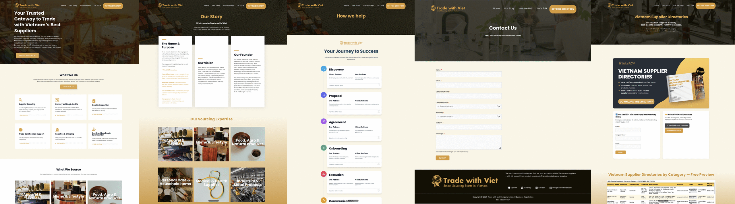 Trade with Viet — full page preview